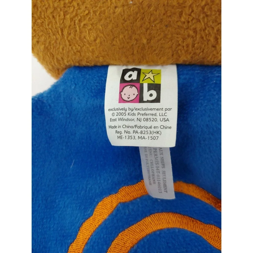 Kids Preferred Teddy bear teether Security Blanket blue purple pink swirl stripe